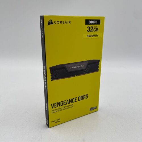 CORSAIR VENGEANCE DDR5 RAM 32GB (2x16GB) Black CMK32GX5M2B5600C36