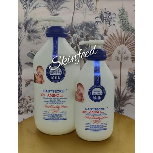 Baby Secret Milk Amino Acids Shower Gel 1000ml & Baby Milk 400ml