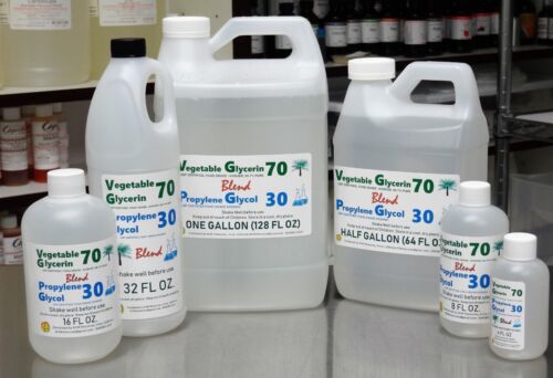 70/30 BLEND VG / PG VEGETABLE GLYCERIN & PROPYLENE GLYCOL USP KOSHER FOOD GRADE