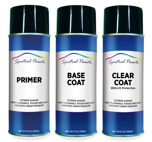 For Ford YZ8C Space Black Met. Aerosol Paint Primer & Clear Compatible