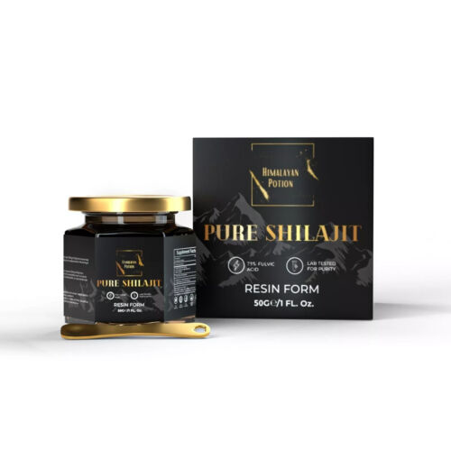 Pure 100% Himalayan Shilajit, Soft Resin, Organic, Extremely Potent, Fulvic Acid