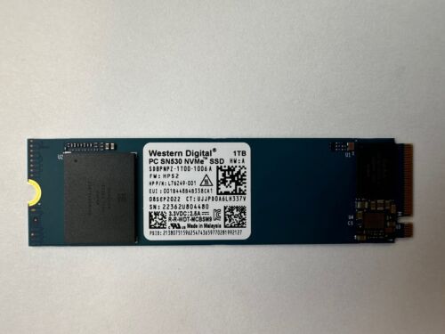 Western Digital 1TB Nvme Module, SN530 Hard Drive SSD  SDBPNPZ-1T00-1006 A