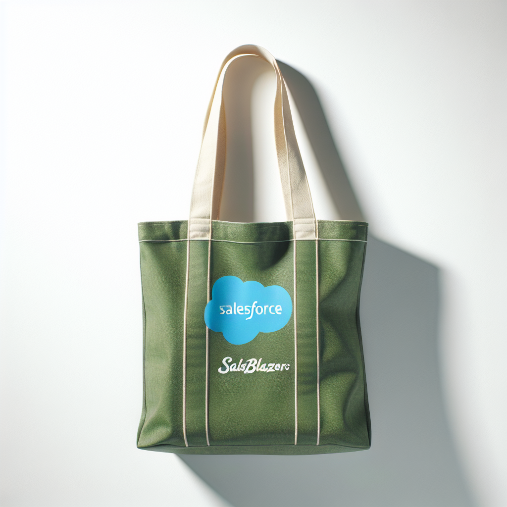 Go Green with Salesforce Salesblazer’s Reusable Shopping Tote