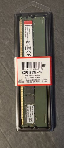 Kingston Technology KCP548US8-16 memory module 16 GB 1 x 16 GB DDR5 4800 MHz