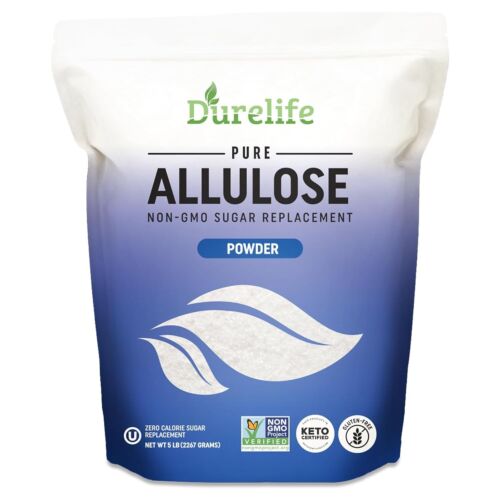 Durelife Allulose sweetener 100% Pure Powdered Sugar Substitute 5 lb