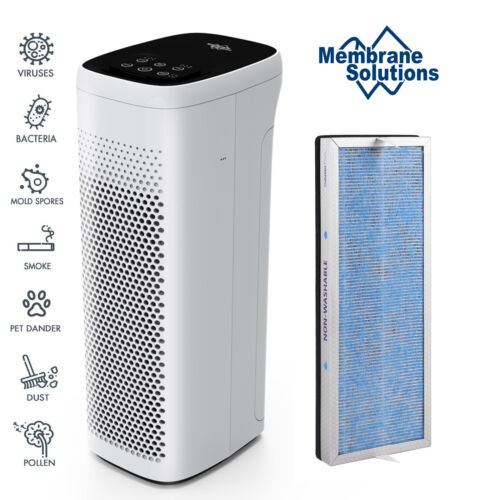 Home Air Purifiers for Large Room + Washable Pre-Filter for Pets Dust Allergies