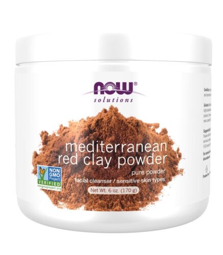 Now Foods Solutions Mediterranean Red Clay Powder 6 oz Powder