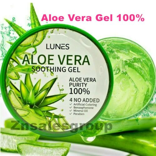 Aloe Vera Soothing Gel 100% Pure Moisturizer For Face And Body 10.58oz / 300ml