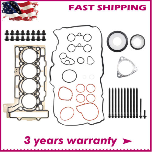 For 2007-2012 Mini Cooper R56 1.6L Engine Head Gasket 1.20mm Thick Bolts Set