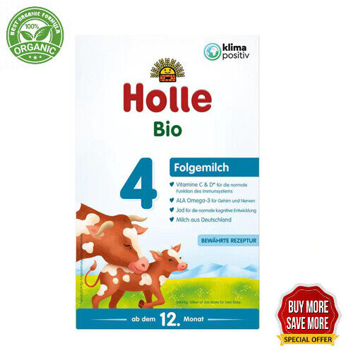 Holle Cow Milk Stage 4 Erropean Organic Baby Formula (600g)