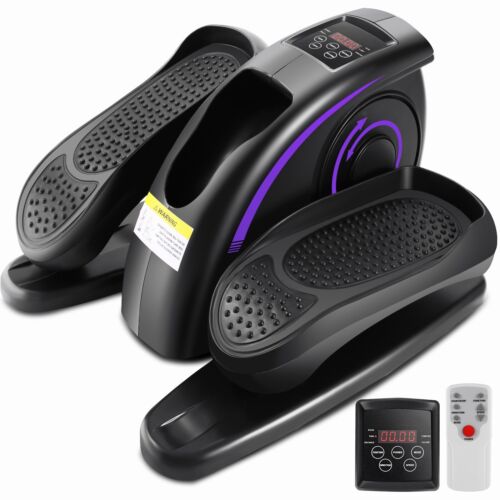 Under Desk Elliptical Electric Seated Foot Pedal Exerciser w/Remote, LCD Display