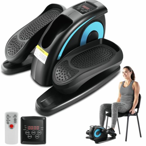 Under Desk Elliptical Machine, Electric Seated Pedal Exerciser w/Remote Control