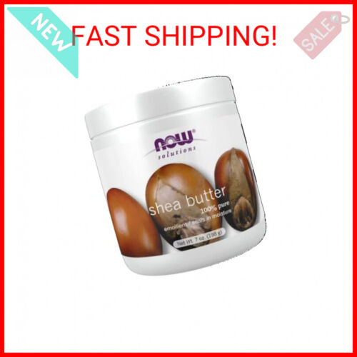 NOW Foods Solutions, Shea Butter, Skin Emollient, Seals in Moisture for Dry Roug