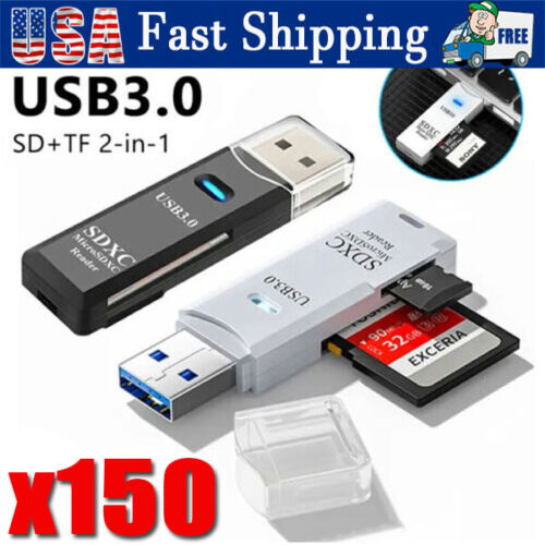 USB3.0 SD Card Reader for PC Micro SD Card to USB Adapter for Camera MemoryC lot