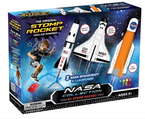 Stomp Rocket Space Collection NASA Kid Powered Age 5+ D&L Company NEW IN BOX