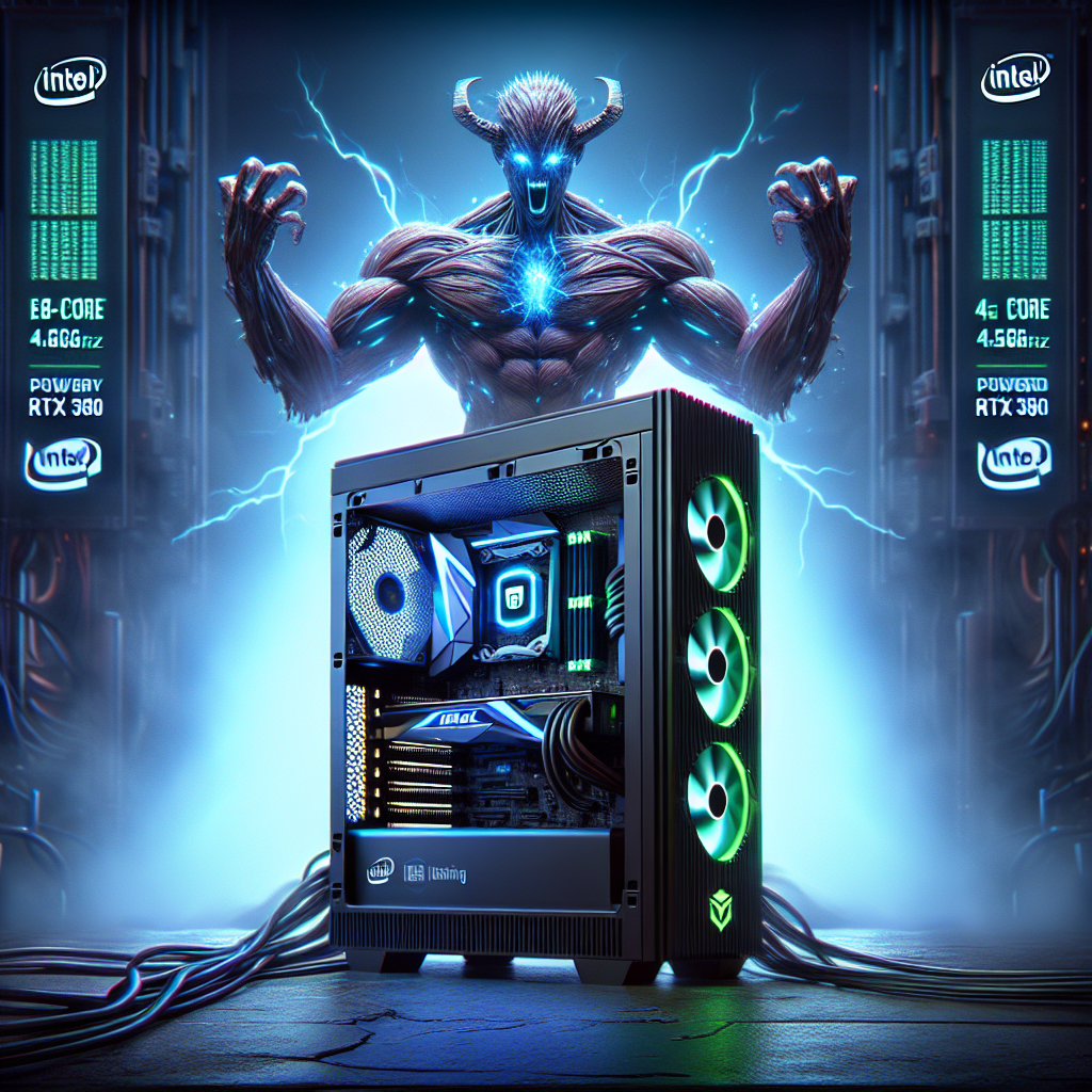 Dominate the Gaming World with the INTEL 8 CORE 4.5GHz Gaming PC Powered by RTX 3080