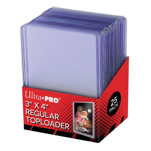 Ultra Pro 3×4 REGULAR TOPLOADERS 35pt (25 count) ~FAST SHIPPING~