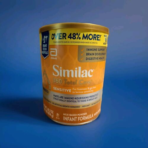 Similac 360 Total Care Sensitive Baby Formula Powder with Iron 30.2oz EXP 1/2026