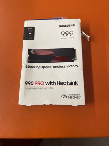 Samsung 990 PRO 1TB PCIe 4.0 NVMe M.2 SSD with Heatsink PS5