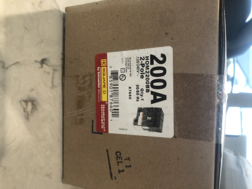 Square D 200Amp 2-Pole HOM2200BB 120/240V