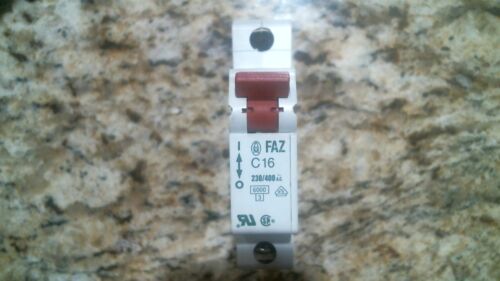 KLOCKNER MOELLER FAZ-C16 CIRCUIT BREAKER 230/400VAC  -FREE SHIPPING