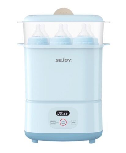 Sejoy Baby Electric Bottle Sterilizer and Dryer Blue