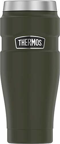 Thermos Staineless Steel King 16 Ounce Travel Tumbler, Army Green