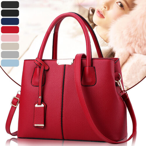 Women Lady Leather Handbags Messenger Shoulder Bags Tote Satchel Purse Large