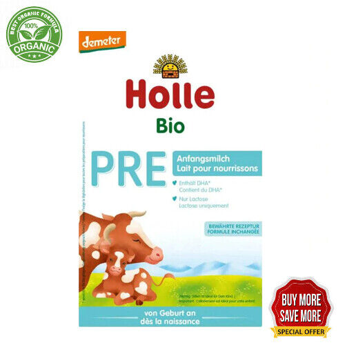 Holle Cow Milk Stage PRE Organic Formula +DHA (400g)