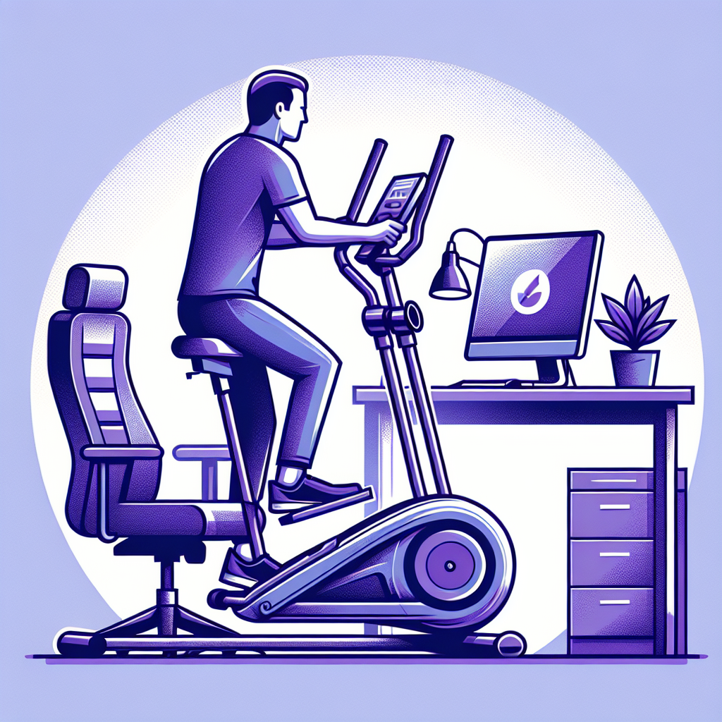 How the ANCHEER Under Desk Elliptical Machine Can Improve Your Health