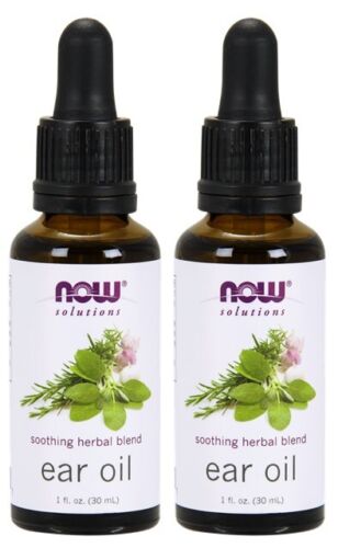 NOW Foods Ear Oil, 1 fl. oz. (2 Pack) Soothing Herbal Blend