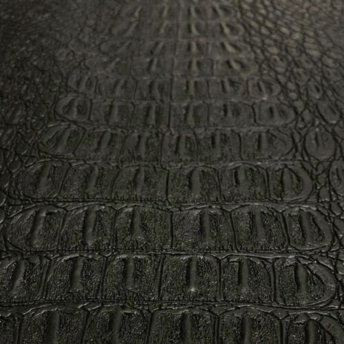 Gator Faux Leather, Textured Crocodile Vinyl, Alligator Skin Embossed Fabric