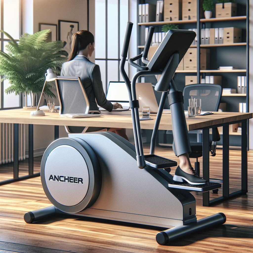 Stay Fit and Active with the ANCHEER Under Desk Elliptical Machine