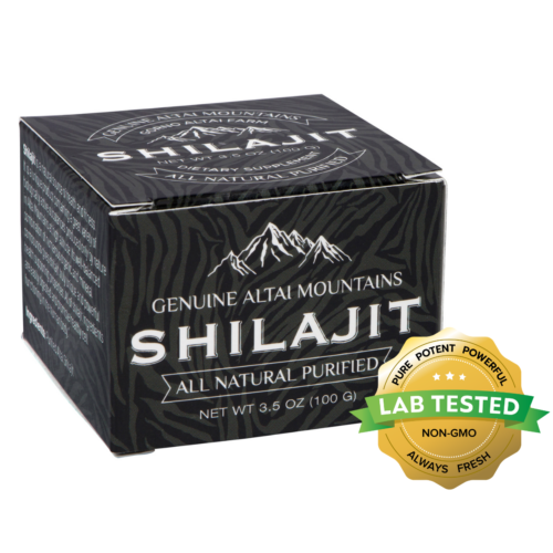 Pure Shilajit Resin 5 Month Supply Golden Grade Altai Mountains Russia