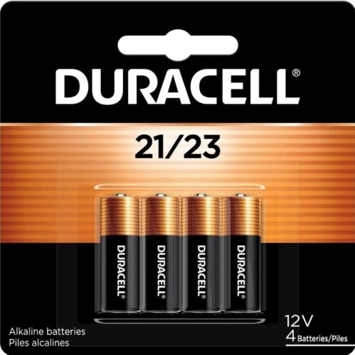 4 Count Duracell A23 12 Volt Batteries MN21 MN23 23AE 21/23 GP23 23A 23GA