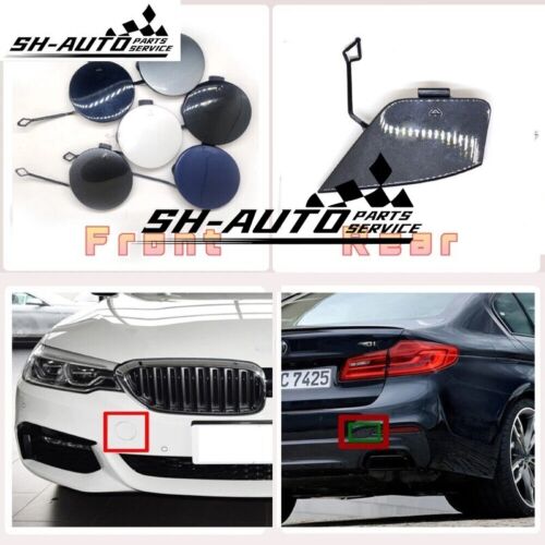 Front Tow Eye Cap Tow Hook Cover Fit For 2017-2020 BMW 5′ G30 G31 W/ M Bumper