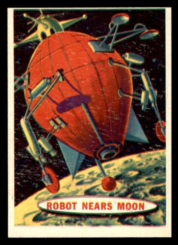 1957 Topps Space #8 Robot Nears Moon EX/MT *d2