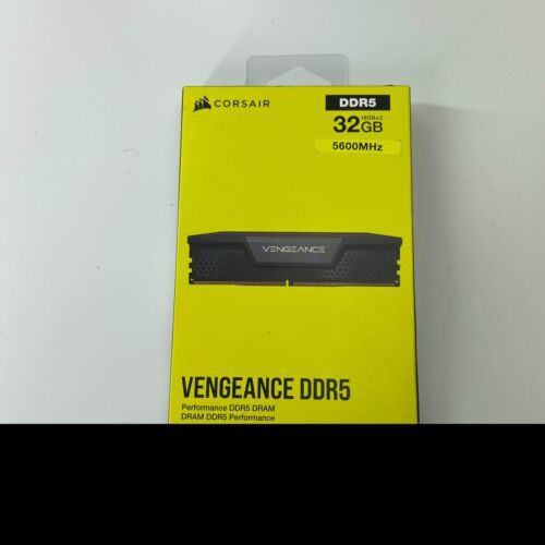 New Corsair Vengeance 32GB (2x16GB) DDR5 5600MHz CMK32GX5M2B5600C40