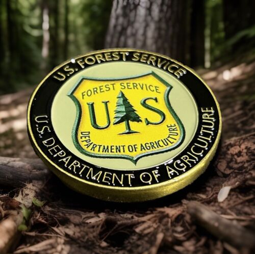 US FOREST SERVICE Challenge Coin-DEPARTMENT OF AGRICULTURE 1.75″