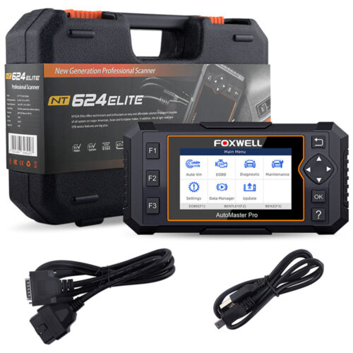 FOXWELL NT624 Elite OBD2 Scanner Automotive All System Diagnostic Car Scan Tool