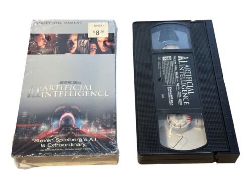 A.I. Artificial Intelligence VHS 2002 Haley Joel Osment Steven Spielberg