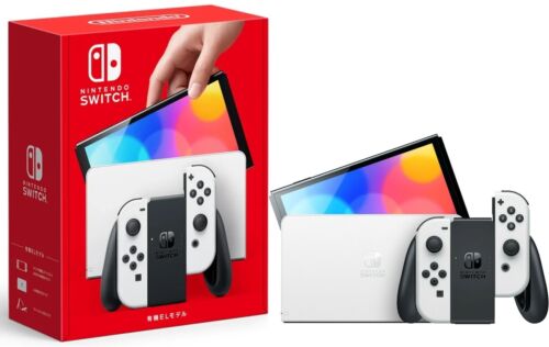 NEW Open Box PRISTINE Nintendo Switch OLED 64GB White Joy-Con + FREE 2-Day Ship!