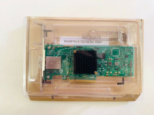 Broadcom LSI SAS 9300-8e 12Gb/s 8-port SFF8644 PCIe 3.0 IT Mode Controller US