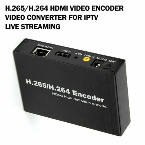 J-Tech Digital H.264 1080p IPTV Encoder JTECH ENCH4A Audio Input HDMI LAN STREAM