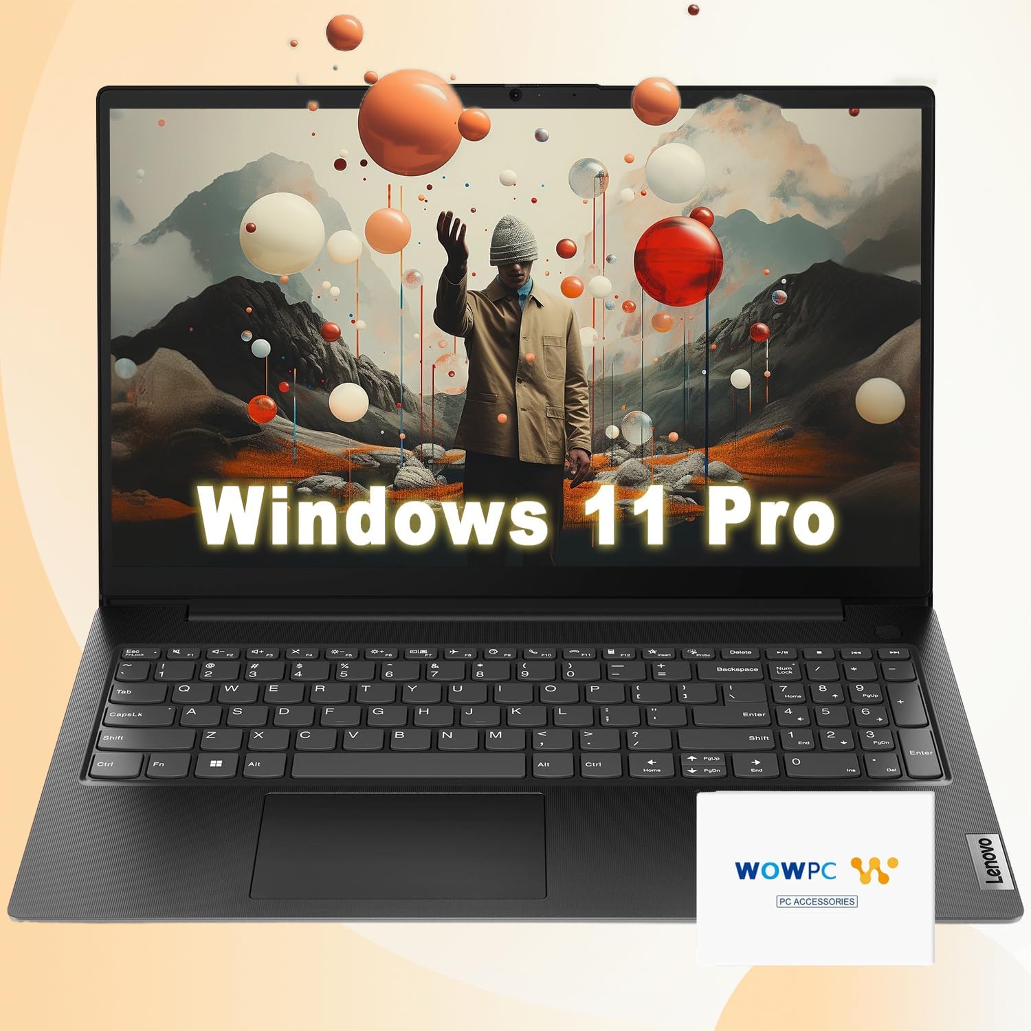 Lenovo V15 Business Laptop | Intel 4-core Processor | 15.6″ FHD (1920 x 1080) | 16GB RAM | 1TB SSD | Ethernet RJ-45 | Military Durability | Windows 11 Pro | w/WOWPC 500GB External Storage