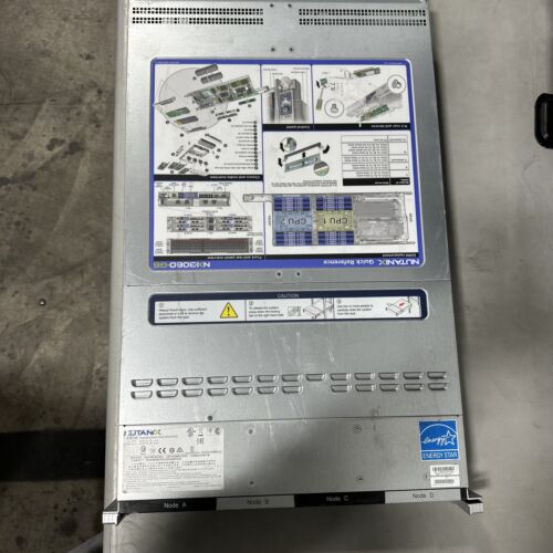 Nutanix NXS2U4NS24G600 NX-360-G6 2019 Server 6x Intel Xeon 4114 2.2GHz SR3GK- B-