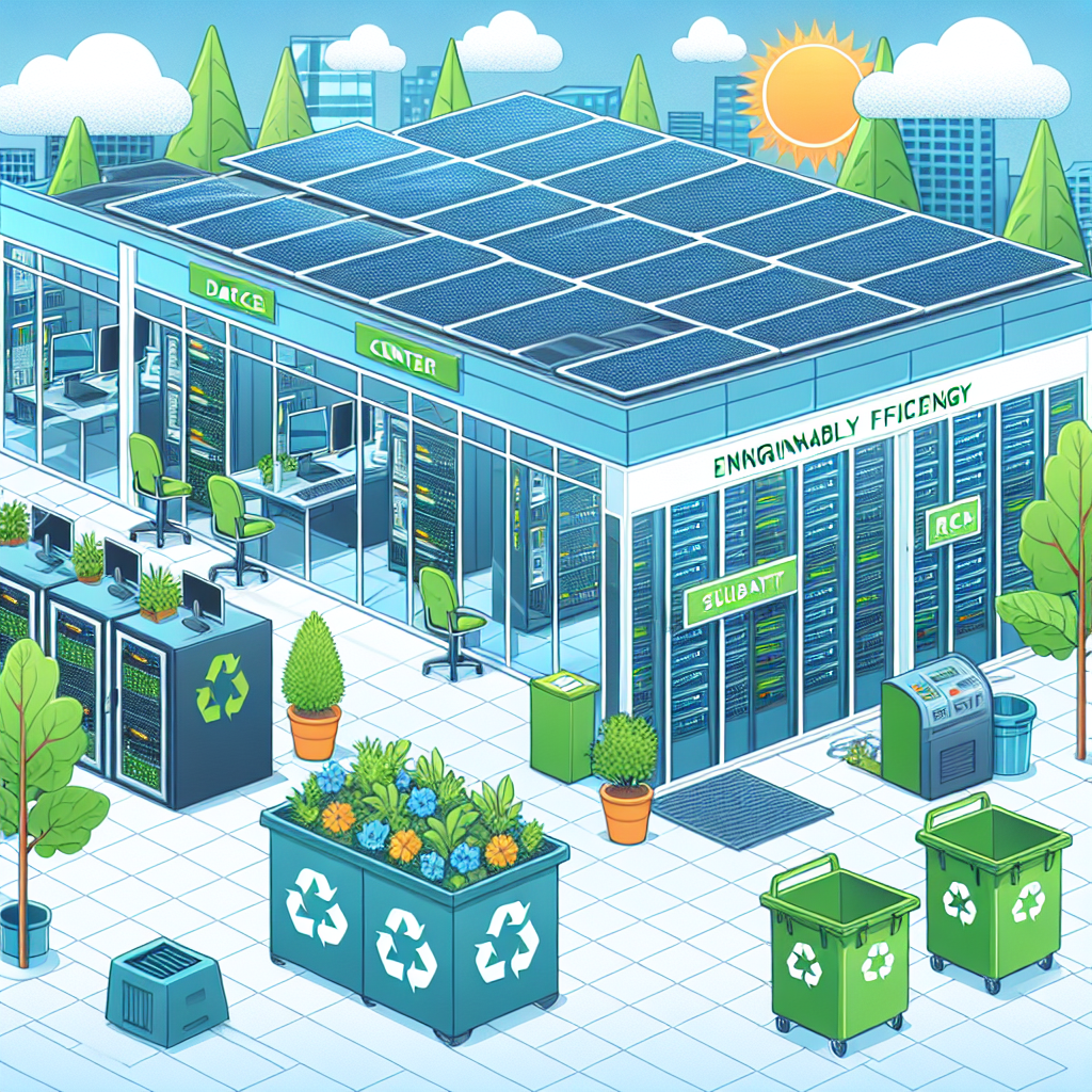 Sustainability in Data Center Facilities: Strategies for Energy Efficiency and Environmental Responsibility