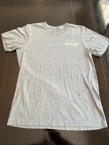 Vtg Alphabet’s GOOGLE Summit 2018 Shirt Men’s Adult Medium Light Blue Android