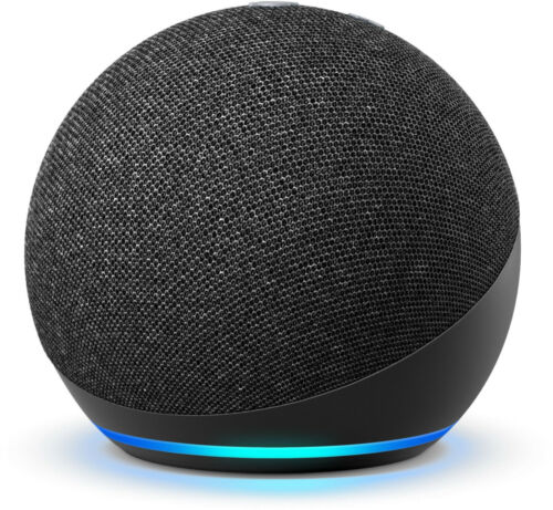 AMAZON ECHO DOT 5TH GENERATION CHARCOAL SMART SPEAKER, NEW IN BOX