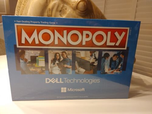 New Monopoly Dell Technologies Microsoft Board Game Factory SEALED